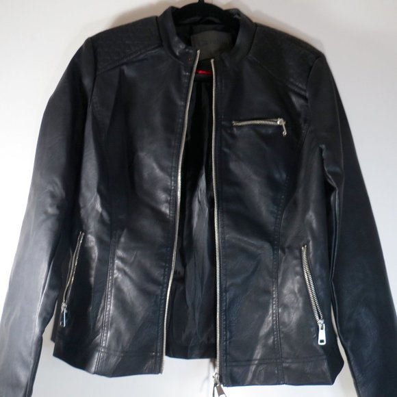 NWT Cavalini Faux Leather Jacket - Picture 1 of 5